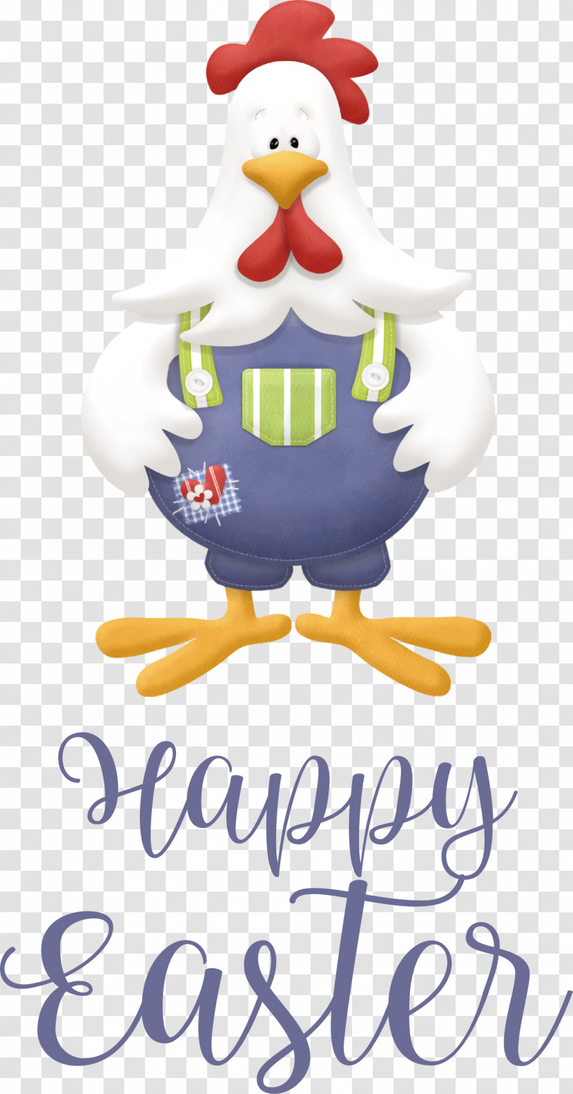 Happy Easter Chicken And Ducklings Transparent PNG