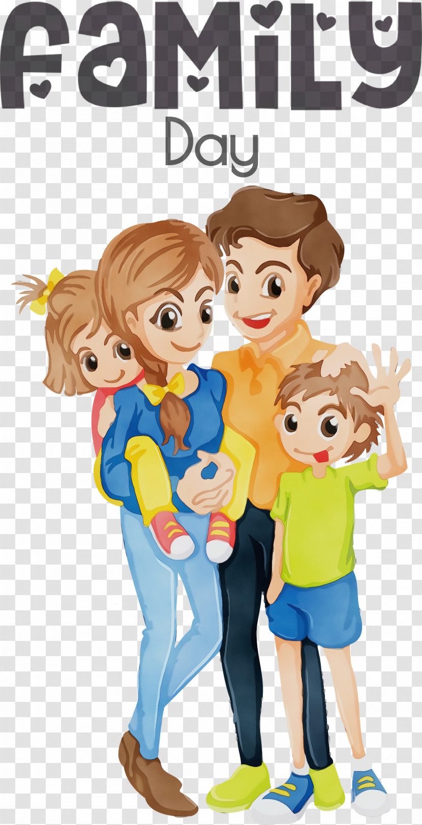 Cartoon Family Icon Royalty-free Transparent PNG