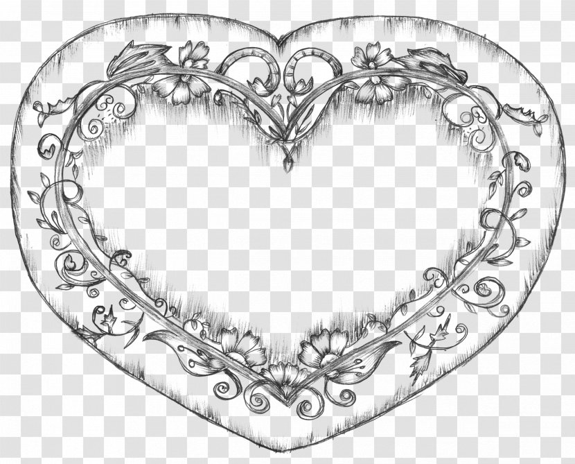 Drawing Heart - Cartoon - Classical Pattern Letter Of Appointment Transparent PNG