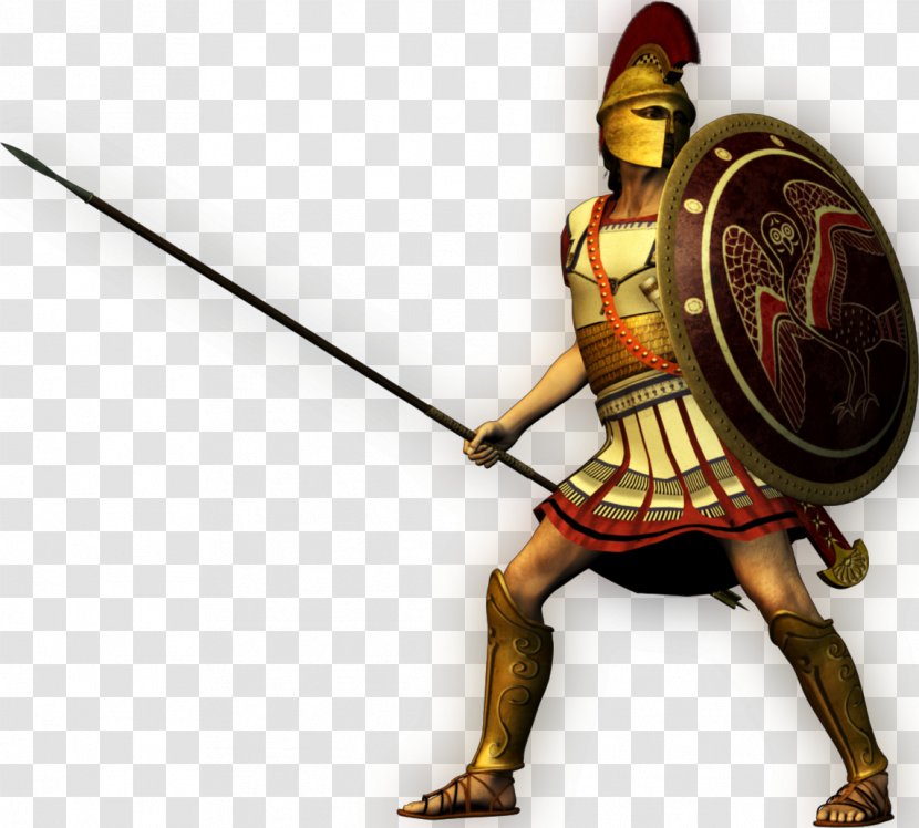 Spartan Army Classical Athens Laconia Hoplite - Weapon - Warrior Transparent PNG