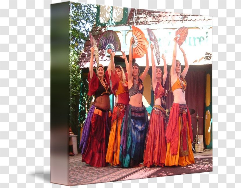 Folk Dance Gallery Wrap Canvas Belly - Printmaking - Dancer Transparent PNG