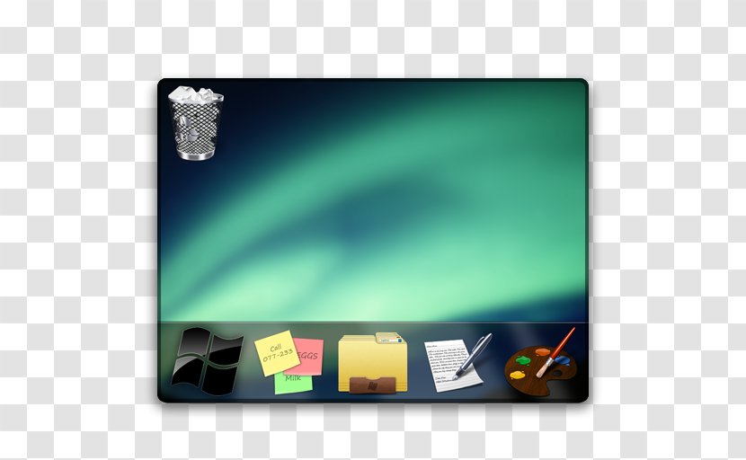 Computer Wallpaper Green Rectangle - Monitors - Desktop Transparent PNG