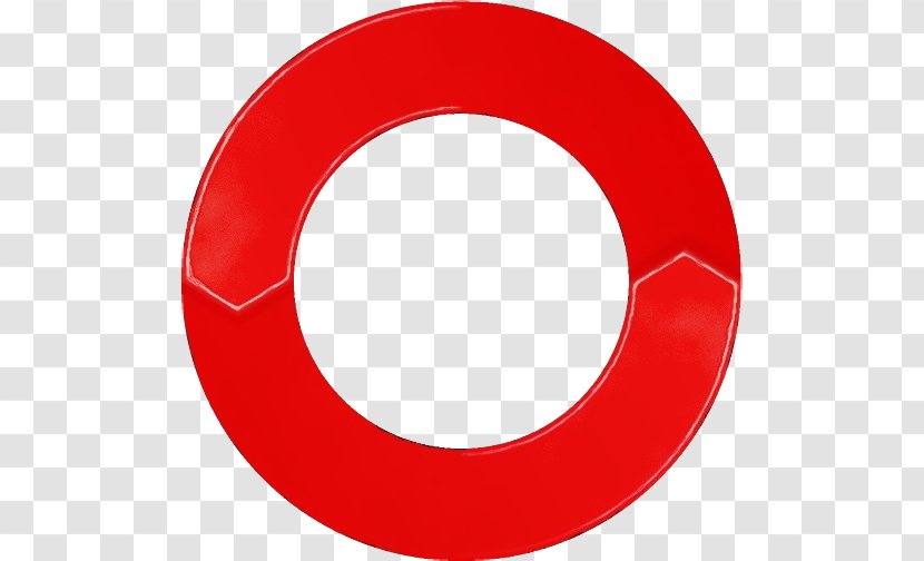 Red Circle Clip Art Plate - Wet Ink Transparent PNG