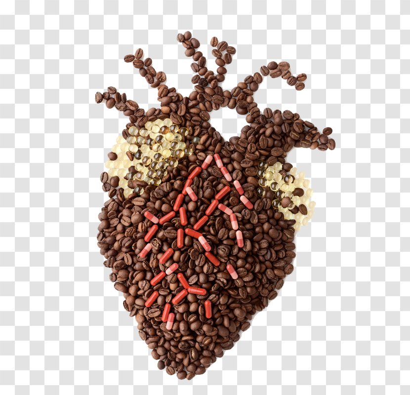 Coffee Bean Dietary Supplement Heart Stock Photography - Silhouette - Creative Beans Photos Transparent PNG