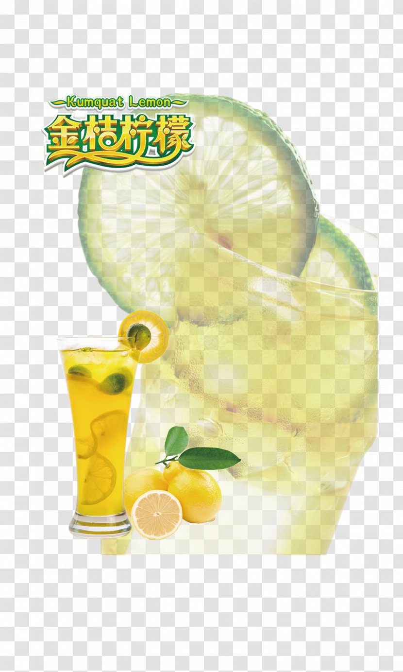 Juice Lemon Tea Drink Kumquat Transparent PNG
