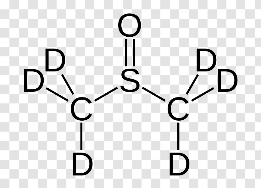 Dimethyl Sulfoxide Deuterated DMSO Deuterium Organic Chemistry - Diagram Transparent PNG