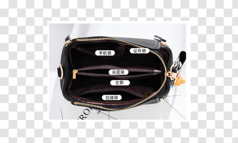 Handbag Leather Messenger Bags Shoulder - Sling Bag Transparent PNG