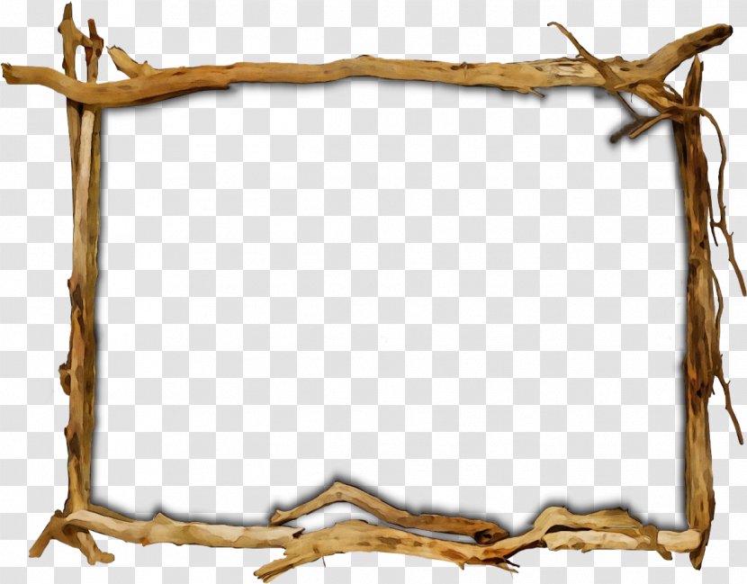 Picture Frame - Twig - Wood Transparent PNG