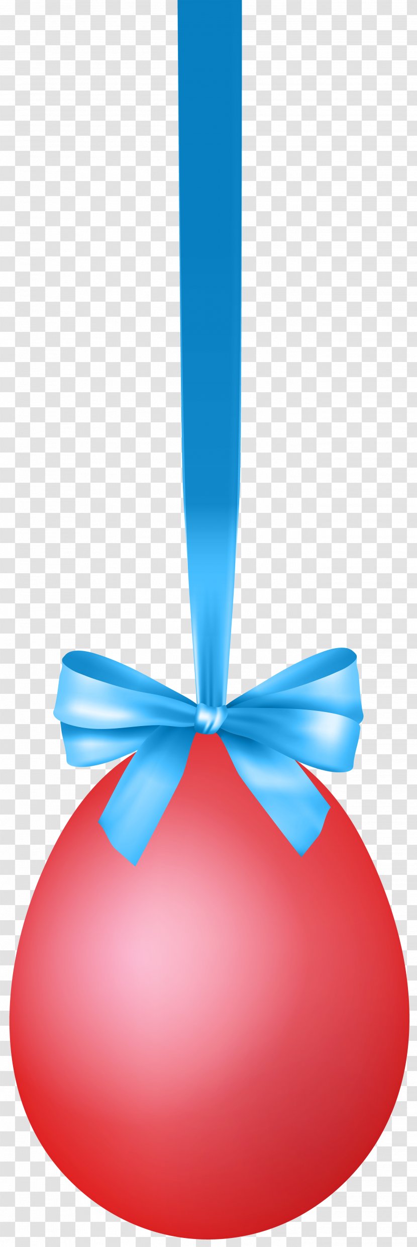 Red Sphere - Microsoft Azure - Hanging Easter Egg With Bow Transparent Clip Art Image Transparent PNG