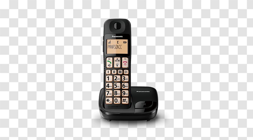 Panasonic Kx Cordless Telephone Digital Enhanced Telecommunications - Caller Id Transparent PNG