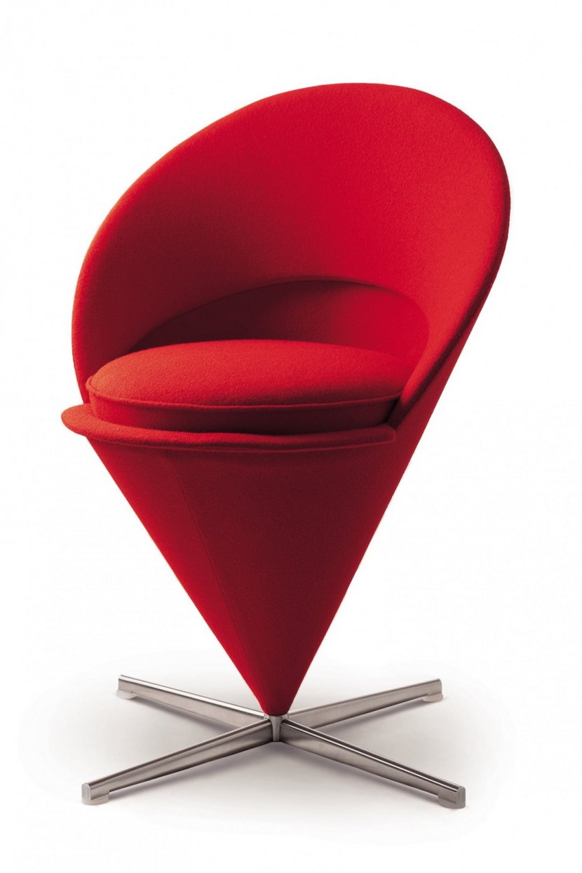 Panton Chair Eames Lounge Furniture Cone - Armchair Transparent PNG