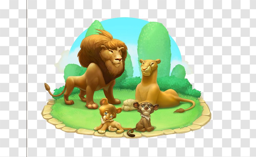 Township Lion Zoo Playrix Game - Play Transparent PNG