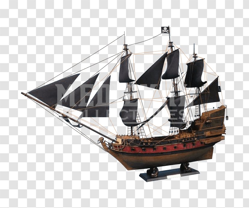 Adventure Galley Ship Model Piracy Sailing - Tall Transparent PNG
