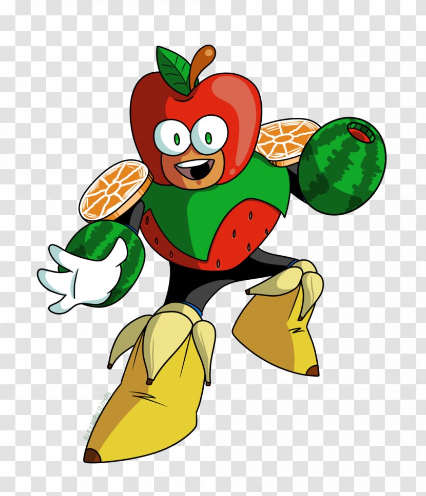 Mega Man 2 Star Force Fruit Drawing - Art - Tornado Transparent PNG