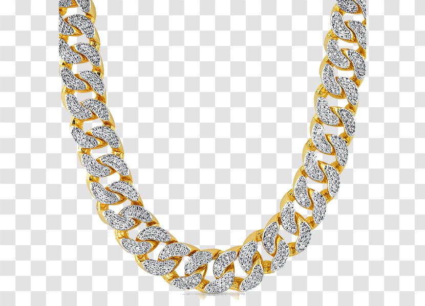 Chain Necklace Cubic Zirconia Pendant Diamond - Heart - Thug Life Gold HD Transparent PNG