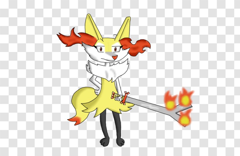 Cat Braixen Drawing Fennekin - Cartoon Transparent PNG