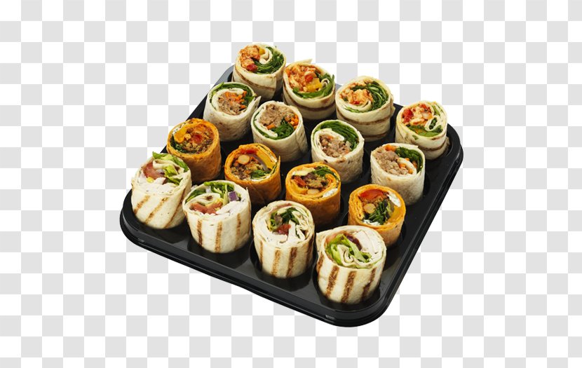 California Roll Sushi Hors D'oeuvre Vegetarian Cuisine Gimbap - Recipe Transparent PNG