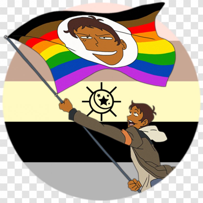 The Black Paladin Hunk & Pidge Clip Art - Credit - Pride Flowers Transparent PNG