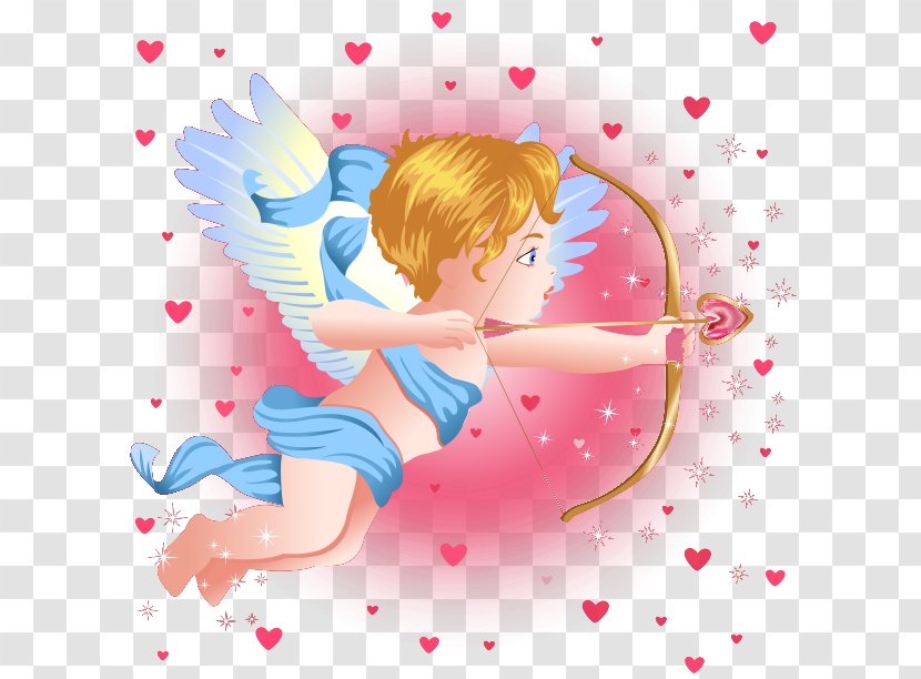 Cupid Angel Love Clip Art - Watercolor - Cupid's Arrow Illustration Transparent PNG