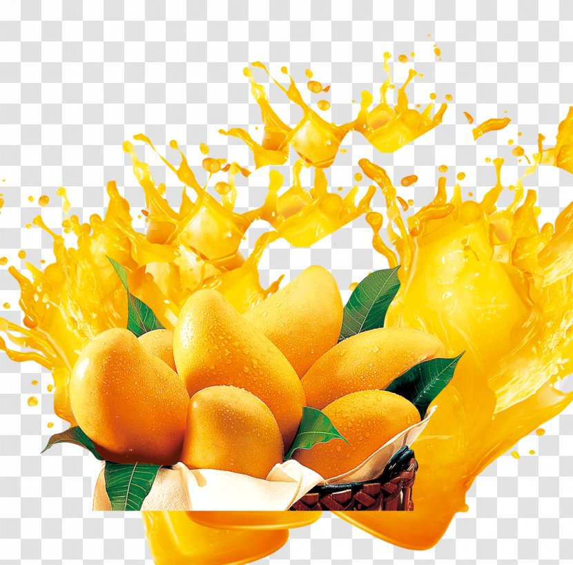 Juice Mango JD.com Eating Sugar - Drink - Splashes Of Transparent PNG