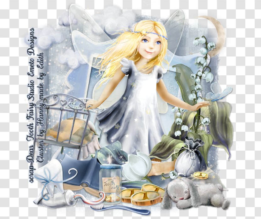 Angel Legendary Creature Fairy Supernatural Figurine - Watercolor - Tooth Transparent PNG