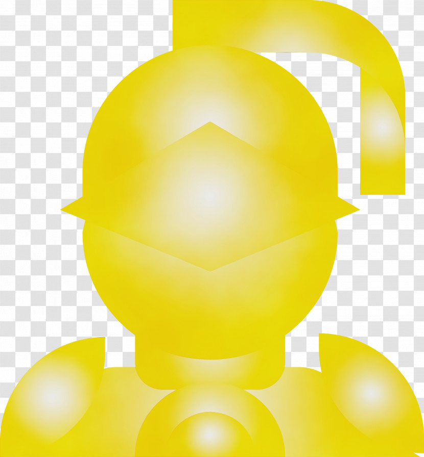 Yellow Sphere Transparent PNG