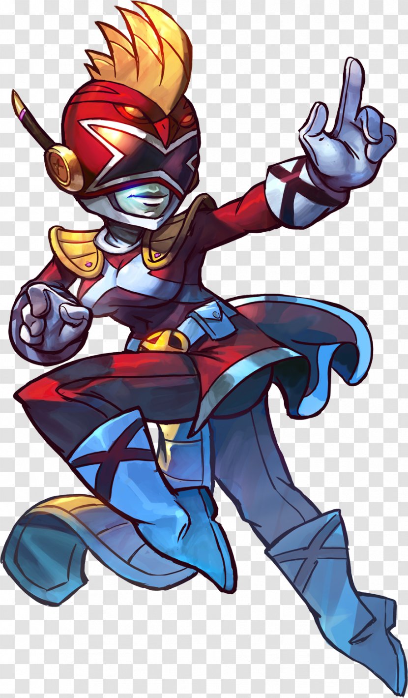 Awesomenauts PlayStation 4 Fiction Character Game - Frame - Daft Punk Transparent PNG