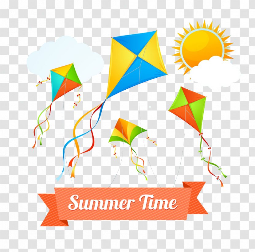 Clip Art - Work Of - Hand-painted Summer Time Transparent PNG