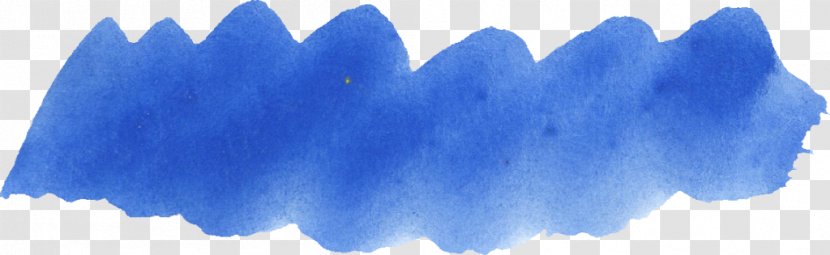 Pinceau à Aquarelle Watercolor Painting Brush - Wing - Blue Stroke Transparent PNG