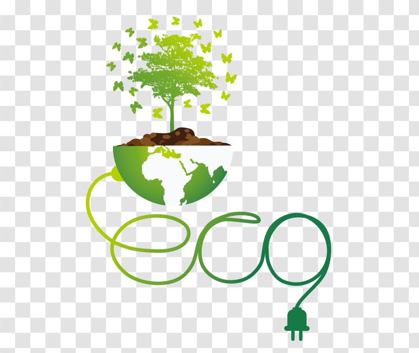 Environmental Protection Natural Environment Euclidean Vector - Artwork - Green Earth Trees Transparent PNG