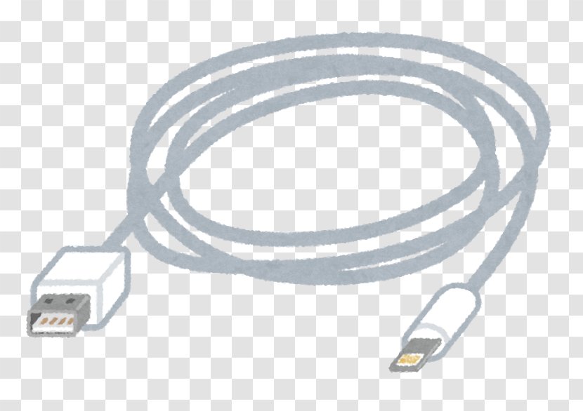 Serial Cable Electrical Thunderbolt Lightning いらすとや - Hdmi Transparent PNG