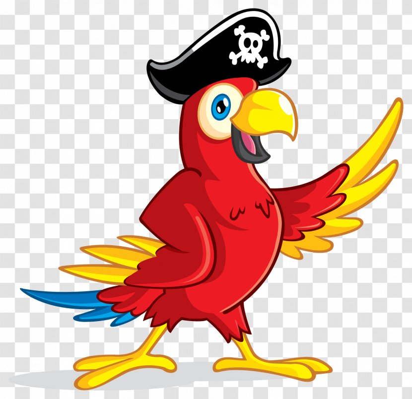 Pirate Parrot Clip Art - Piracy - Transparent Image Transparent PNG