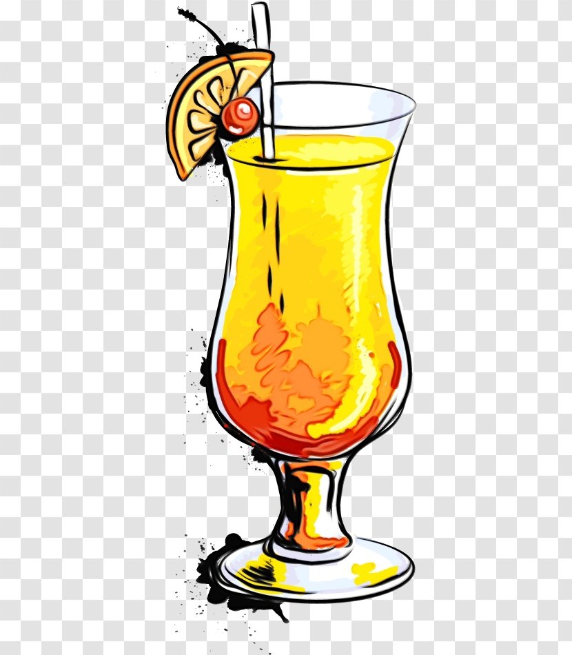 Sex On The Beach Tequila Sunrise Cocktail Clip Art Drawing - Royaltyfree - Beer Glass Transparent PNG