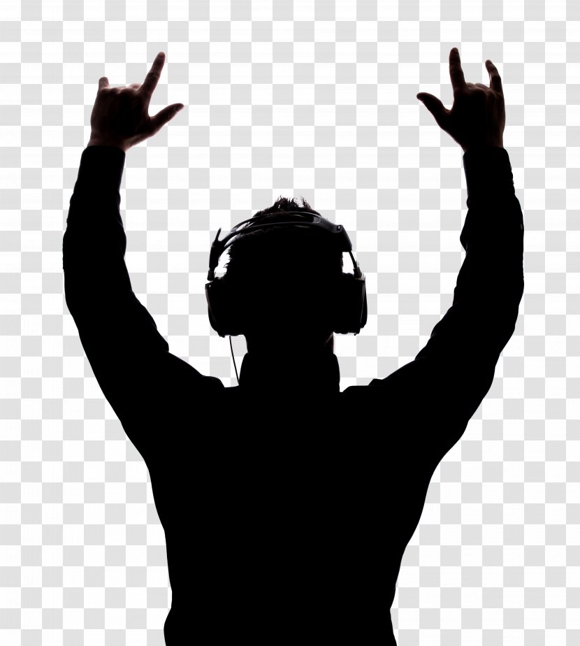 Disc Jockey Stock Photography Silhouette Royalty-free Transparent PNG