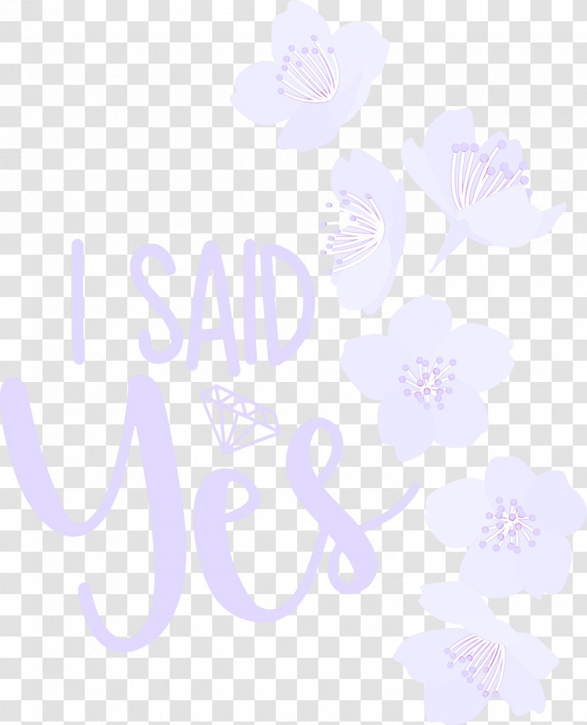 I Said Yes She Said Yes Wedding Transparent PNG