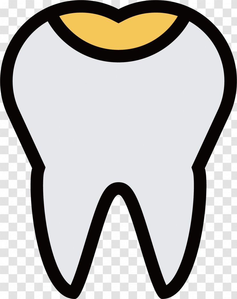 Tooth Smile Clip Art - Heart - Cartoon Teeth Transparent PNG
