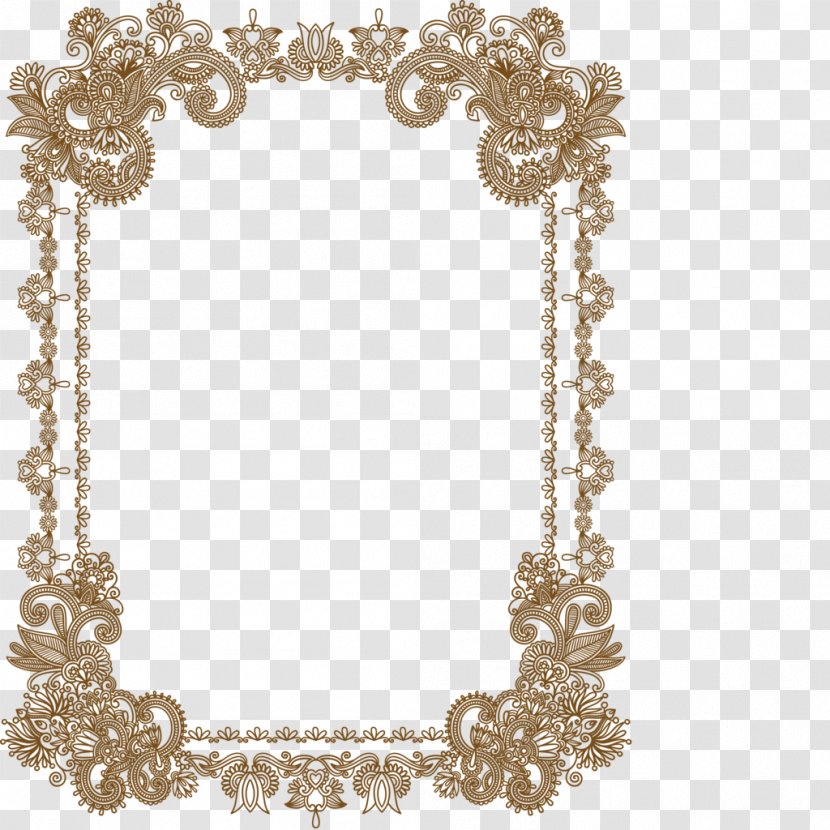 Picture Frame Ornament Retro Style Pattern - Decorative Arts - European-style Wedding Photo Transparent PNG