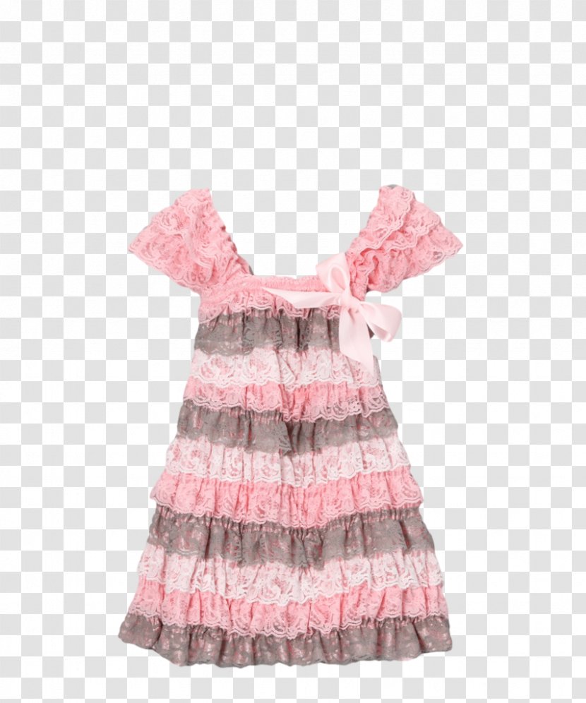 Ruffle Sleeve Pink M Nightwear Dress Transparent PNG