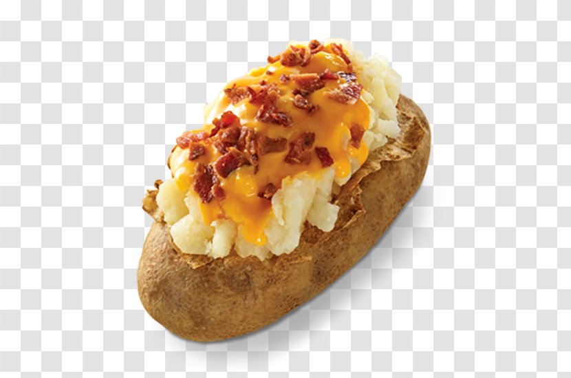 Baked Potato Bacon Cheeseburger Hamburger Wendy's - Breakfast Sandwich Transparent PNG