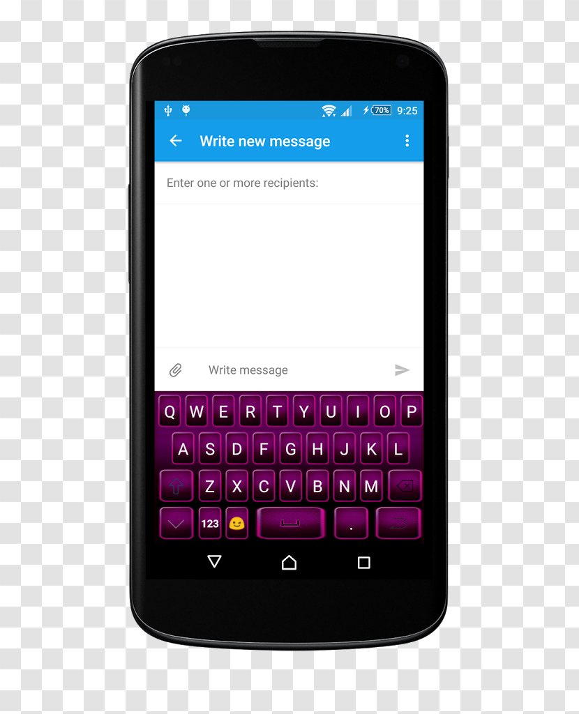 Feature Phone Smartphone Computer Keyboard Mobile Phones Handheld Devices - Portable Communications Device Transparent PNG