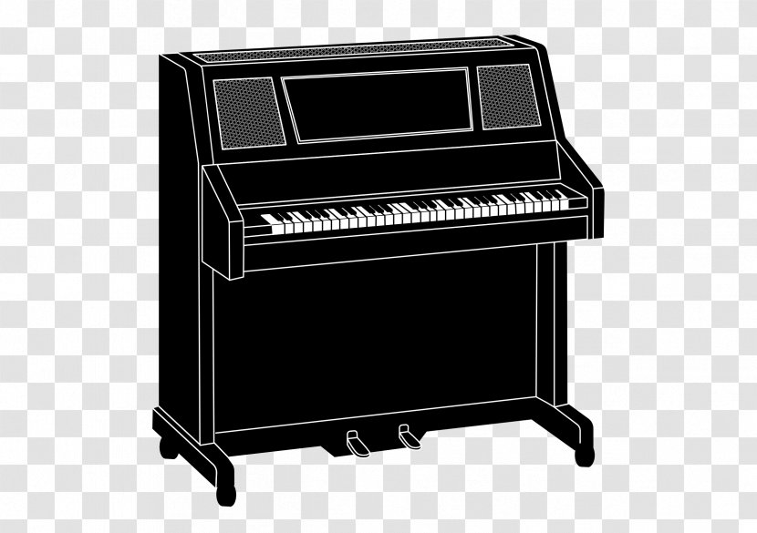 Digital Piano Electric Player Pianet Musical Keyboard - Electronic Instrument Transparent PNG