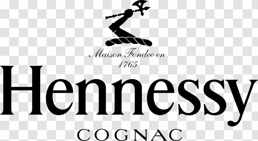 Logo Cognac Hennessy Brand Vector Graphics - Black And White Transparent PNG