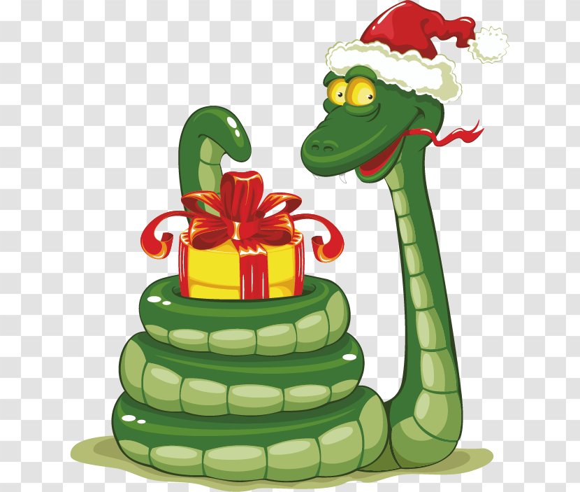 Snake Santa Claus Christmas Clip Art - Photography - Hats With Snakes Transparent PNG