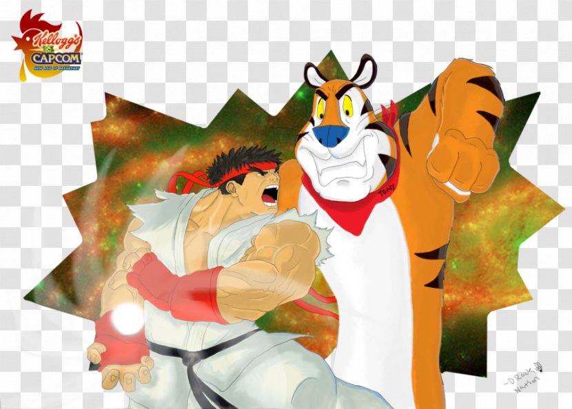 Ryu Ultimate Marvel Vs. Capcom 3 Kellogg's Breakfast Cereal - Gaia Online Transparent PNG