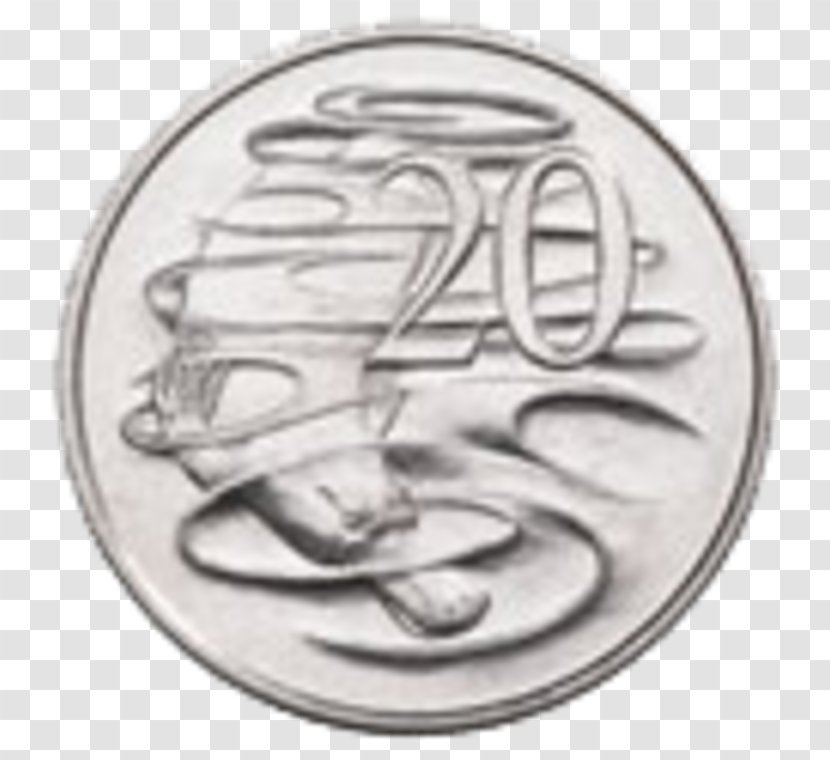 Royal Australian Mint Twenty-cent Coin Dollar Coins Of Australia Decimalisation - 50 Fen Transparent PNG