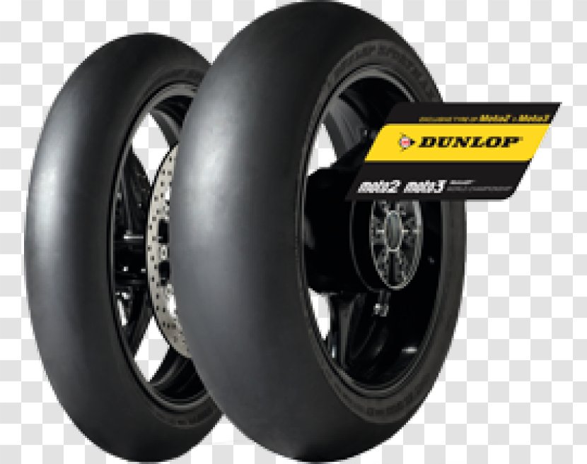 Dunlop Tyres Motorcycle Car Racing Slick Tire - Tread - MOTO Transparent PNG