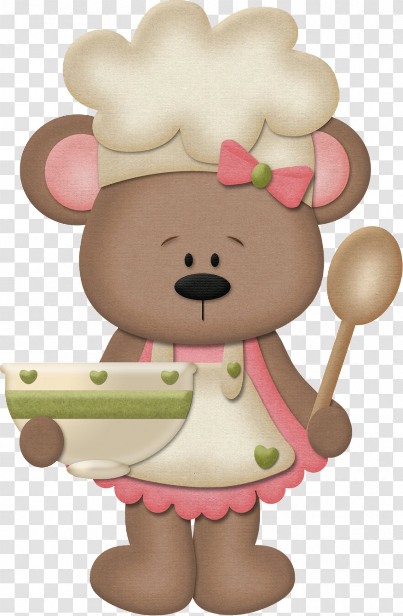 Bear Cooking Chef Clip Art - Frame Transparent PNG