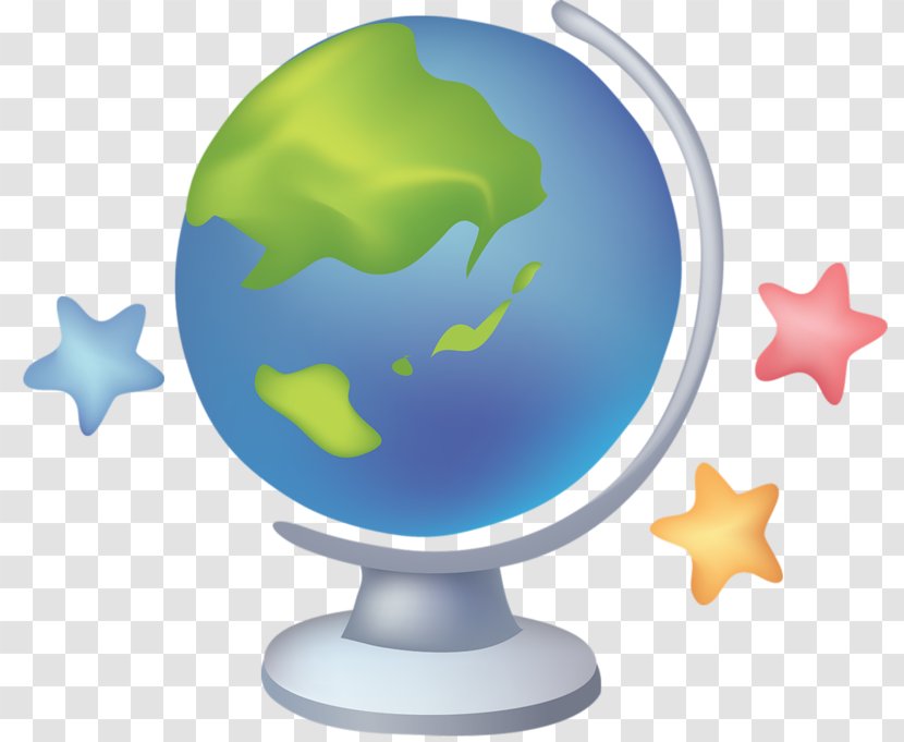 Globe Drawing Animation Presentation - Globes And Stars Transparent PNG