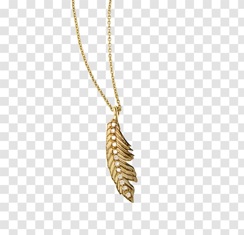 Necklace Charms & Pendants Body Jewellery Feather - Metal Transparent PNG