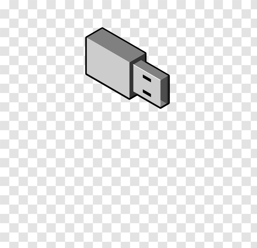 USB Flash Drives Clip Art - Inkscape - Public Domain Transparent PNG